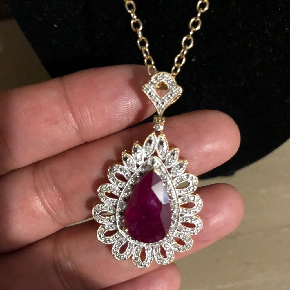 Ruby necklace - Picture 5 of 8